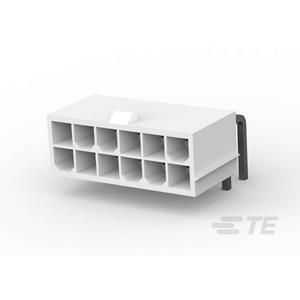 TE Connectivity 1-1586041-2 Male header, inbouw (standaard) Inhoud: 1 stuk(s) Tray