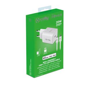 Celly Snellader thuis 20W USB-C kab