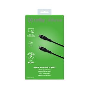 Celly Power Delivery Kabel 60W USB-C > USB-C 1 meter