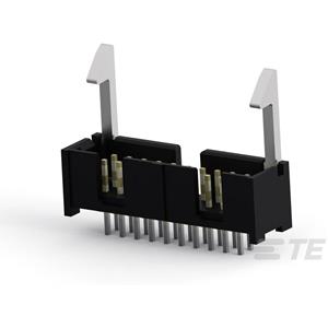 TE Connectivity 104128-4 Male header, inbouw (standaard) Inhoud: 1 stuk(s) Bulk