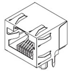 Molex 438600014 LED JACK PREPRDOUCTI 438600014 Bus Aantal polen (sensoren) 6P6C 1 stuk(s)