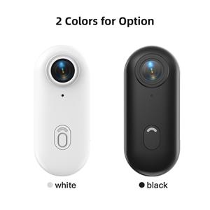 Honor Electronics 4K 30fps Tiny Action Camera WiFi Sportcamera 120 graden Groothoeklens Ingebouwde batterij met magnetische zwart