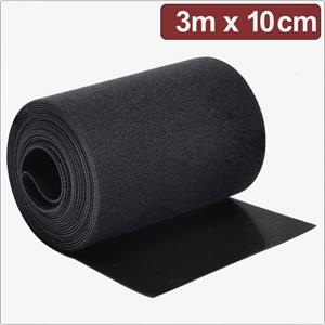 Quadrios 24CA312 Klittenband Om te bundelen Haak- en lusdeel (l x b) 3 m x 10 cm Zwart 3 m