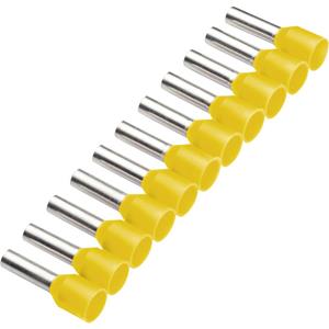 Cimco 187512 Adereindhulzen 1 mm² Deels geïsoleerd Geel 500 stuk(s)