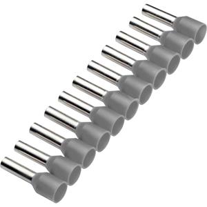 Cimco 187509 Adereindhulzen 2.5 mm² Deels geïsoleerd Grijs 400 stuk(s)