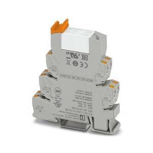 Phoenix Contact PLC-RPT- 24UC/21-21/RW Relaismodule Nominale spanning: 24 V/DC Schakelstroom (max.): 6 A 2x wisselcontact 1 stuk(s)