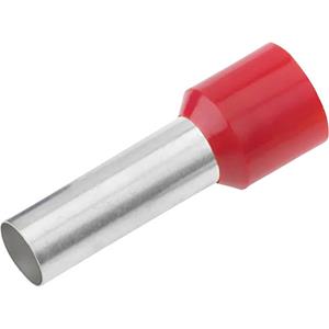 Cimco 187010 Adereindhulzen 1 mm² Deels geïsoleerd Rood 100 stuk(s)