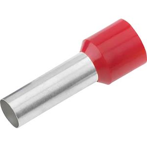 Cimco 187008 Adereindhulzen 1 mm² Deels geïsoleerd Rood 100 stuk(s)