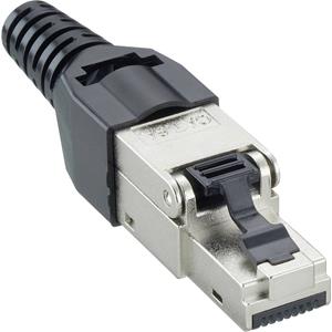 Lumberg 2542 02 Modulaire stekker, CAT. 6a, 8p8c (RJ45), rechte uitvoering (kunststof kap) 167444 Stekker, recht 1 stuk(s)