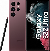 Samsung Galaxy S22 Ultra Dual SIM 1TB wijnrood - refurbished