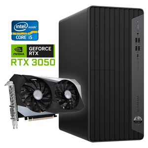 HP EliteDesk 800 G6 Tower - Intel Core i5-10e Generatie - 16GB RAM - 480GB SSD - Nvidia RTX 3050 - Win11 - Game PC