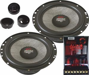 Audio System X--ion-SERIE 165 mm 2-Weg Dubbel KICKBASS Composet.