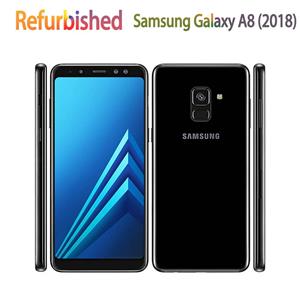 Samsung Gereviseerde  Galaxy A8 (2018) A530F mobiele telefoon 5,6  Octa-core 16MP 4GB RAM 32GB ROM Simple Set zwart