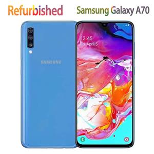 Samsung Gereviseerde  Galaxy A70 A705F Dual SIM Android 32MP 128GB 6GB RAM mobiele telefoon Simple Set zwart