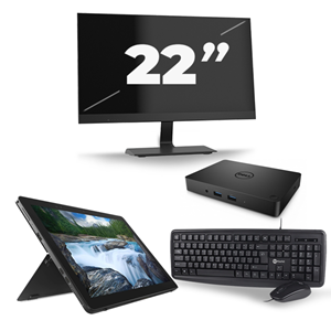 Dell Latitude 5290 - Intel Core i5-8e Generatie - 12 inch - 16GB RAM - 480GB SSD - Windows 11 + 1x 22 inch Monitor