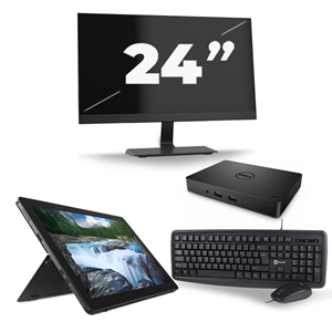 Dell Latitude 5290 - Intel Core i5-8e Generatie - 12 inch - 16GB RAM - 480GB SSD - Windows 11 + 1x 24 inch Monitor