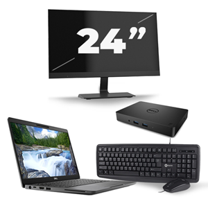 Dell Latitude 5300 - Intel Core i7-8e Generatie - 13 inch - 16GB RAM - 480GB SSD - Windows 11 + 1x 24 inch Monitor