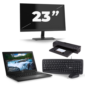 Dell Latitude 7280 - Intel Core i7-7e Generatie - 12 inch - 16GB RAM - 480GB SSD - Windows 11 + 1x 23 inch Monitor
