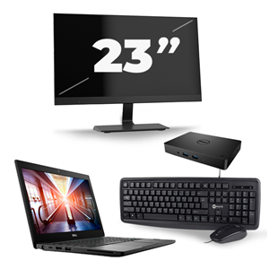 Dell Latitude 7290 - Intel Core i7-8e Generatie - 12 inch - 16GB RAM - 480GB SSD - Windows 11 + 1x 23 inch Monitor
