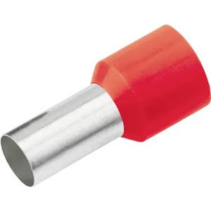 Cimco 187114 Adereindhulzen 1 mm² Deels geïsoleerd Rood 100 stuk(s)