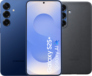 Samsung Galaxy S25 Plus 512GB Donkerblauw 5G +  Kindsuit Back Cover Zwart