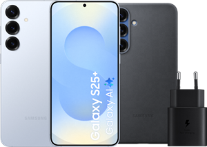 Samsung Galaxy S25 Plus 512GB Lichtblauw 5G + Accessoirepakket