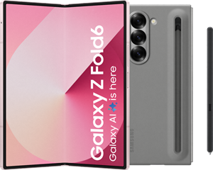 Samsung Galaxy Z Fold 6 256GB Roze 5G +  Back Cover met S Pen Grijs