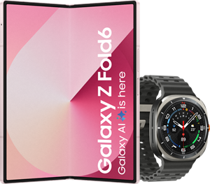 Samsung Galaxy Z Fold 6 256GB Roze 5G +  Galaxy Watch Ultra Zilver/Zwart 47mm