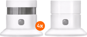 Klikaanklikuit ZSDR-850 Rookmelder (3 jaar) 4-pack + Koolmonoxidemelder