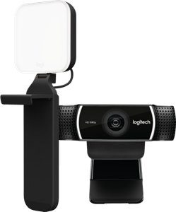 Logitech Litra Glow Streaming Lamp + C922 Pro Stream