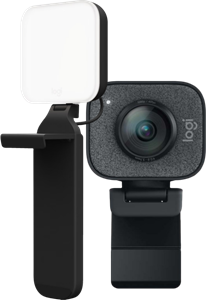 Logitech Litra Glow Streaming Lamp + StreamCam Grijs