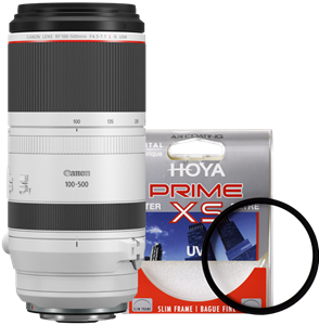 Canon RF 100-500mm f/4.5-7.1L IS USM + Hoya UV Filter