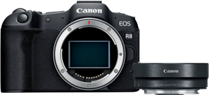 Canon EOS R8 + EF-EOS R Adapter