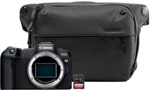 Canon EOS R8 Starterskit + RF 50mm f/1.8 STM