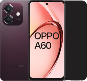 Oppo A60 128GB Paars 5G + Just in Case Back Cover Zwart