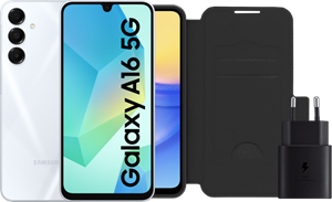 Samsung Galaxy A16 128GB Wit 5G + Accessoirepakket