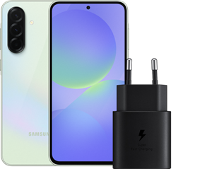Samsung Galaxy A36 256GB Groen 5G +  Oplader 25 Watt Zwart