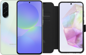Samsung Galaxy A36 128GB Groen 5G + BlueBuilt Book Case Zwart