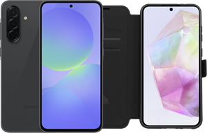 Samsung Galaxy A36 256GB Zwart 5G + BlueBuilt Book Case Zwart