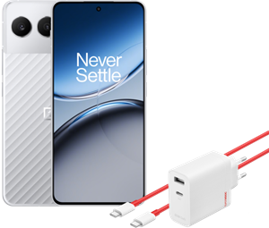 OnePlus Nord 4 512GB Zilver 5G +  SuperVOOC Oplader 80W met 2 Poorten