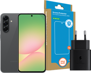 Samsung Galaxy A56 128GB Zwart 5G + Basis Accessoirepakket