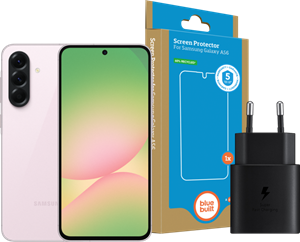 Samsung Galaxy A56 256GB Roze 5G + Basis Accessoirepakket