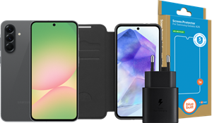 Samsung Galaxy A56 128GB Zwart 5G + Compleet Accessoirepakket