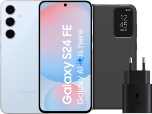 Samsung Galaxy S24 FE 128GB Blauw 5G + Accessoirepakket