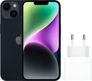 Apple iPhone 14 128GB Midnight +  Snellader