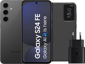 Samsung Galaxy S24 FE 256GB Grijs 5G + Accessoirepakket
