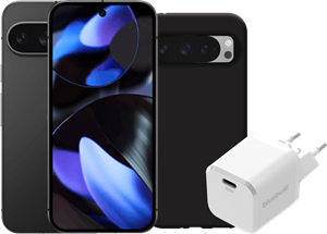 Google Pixel 9 128GB Zwart 5G + Accessoirepakket