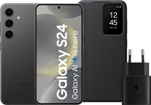Samsung Galaxy S24 256GB Zwart 5G + Accessoirepakket