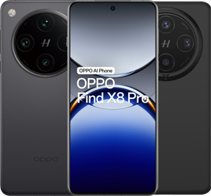 Oppo Find X8 Pro 512GB Zwart 5G + Just in Case Back Cover Zwart