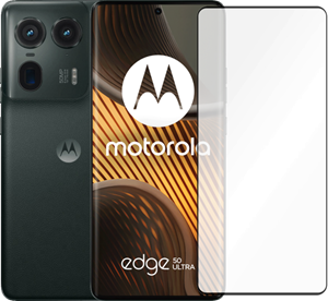 Motorola Edge 50 Ultra 1TB Zwart 5G + Just in Case Tempered Glass Screenprotector